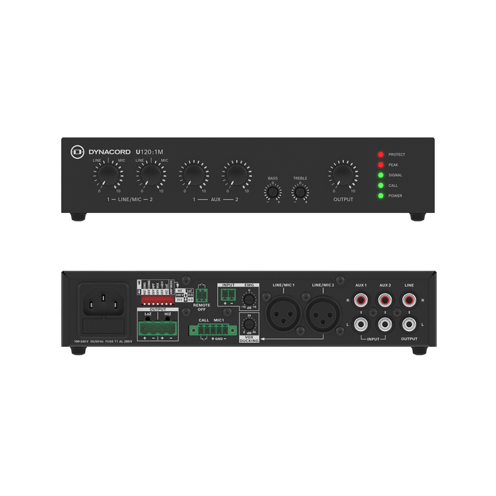 DYNACORD U120:1M 방송용앰프