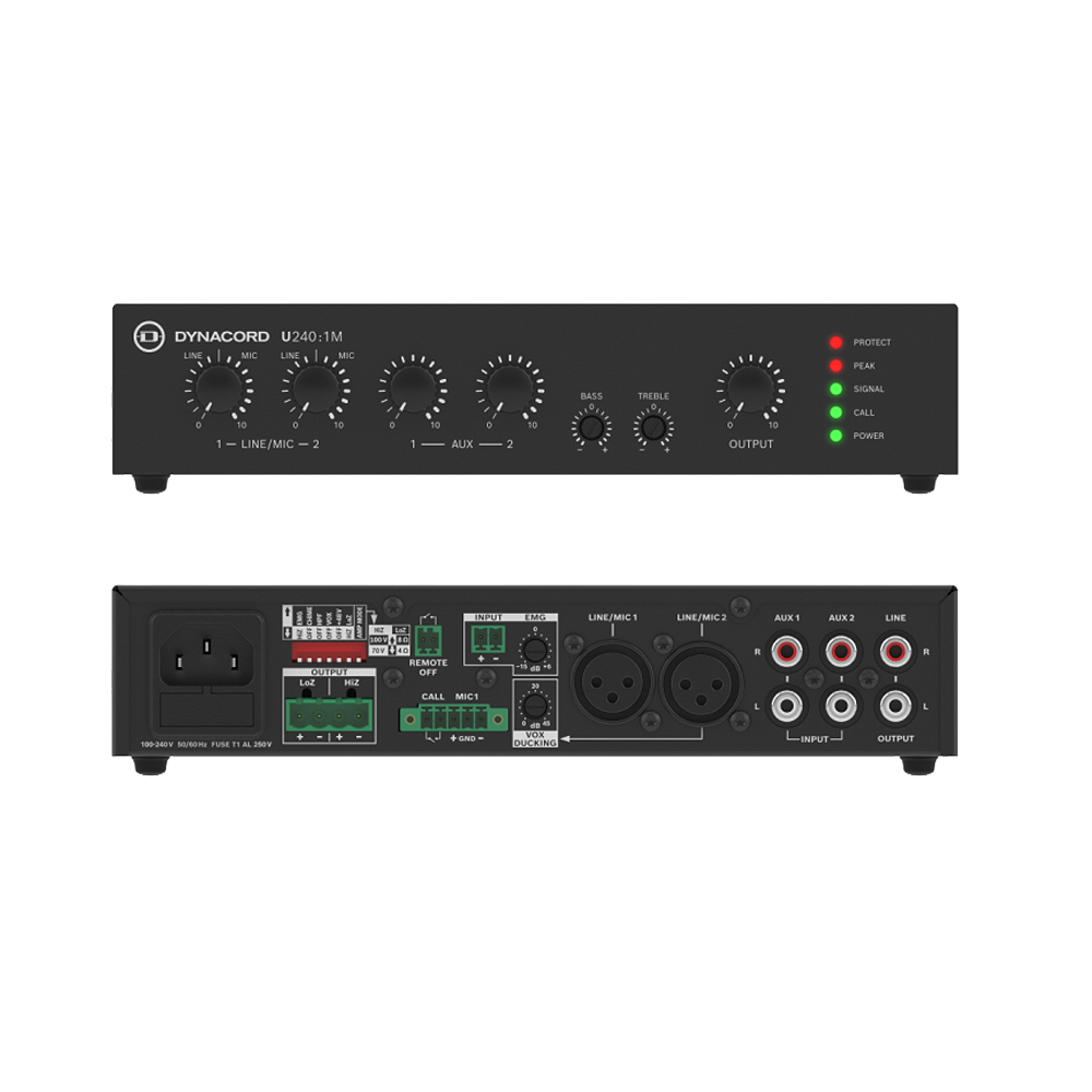 DYNACORD U240:1M 방송용앰프