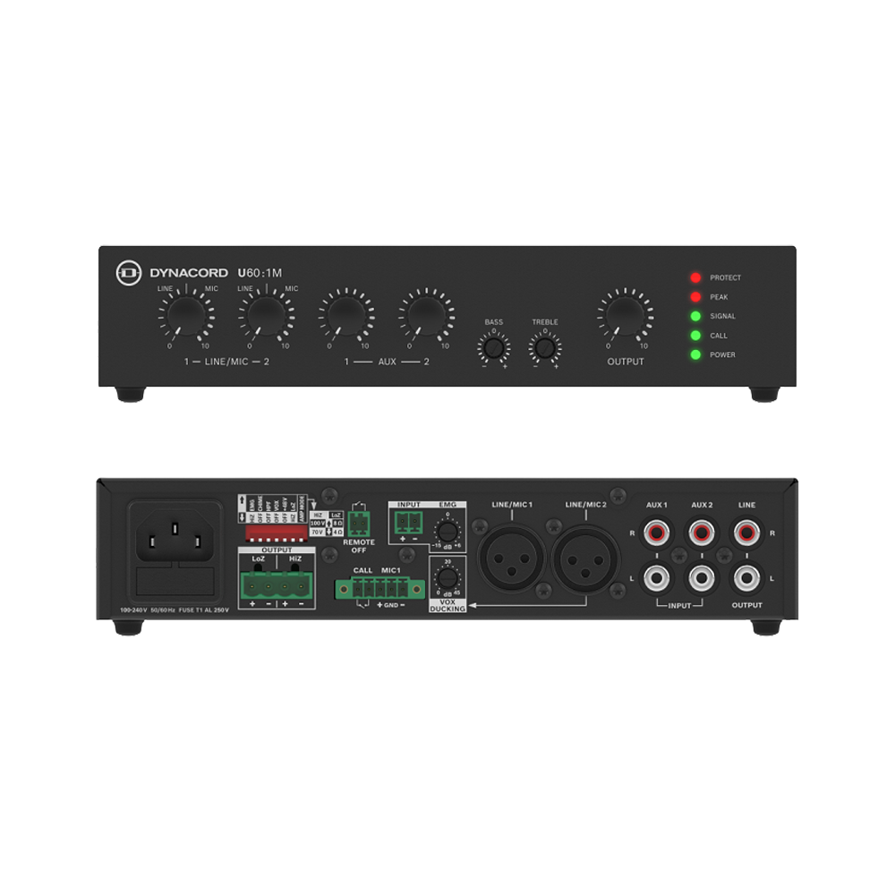 DYNACORD U60:1M 방송용앰프