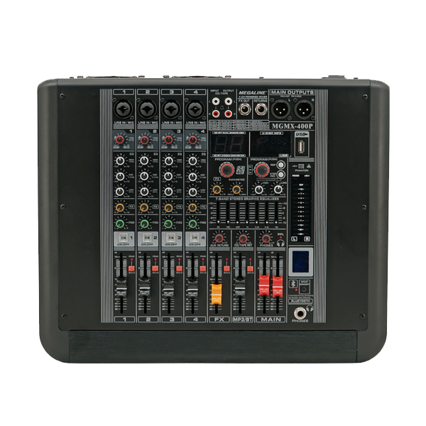 메가라인 MGMX400P 파워드믹서 오디오믹서