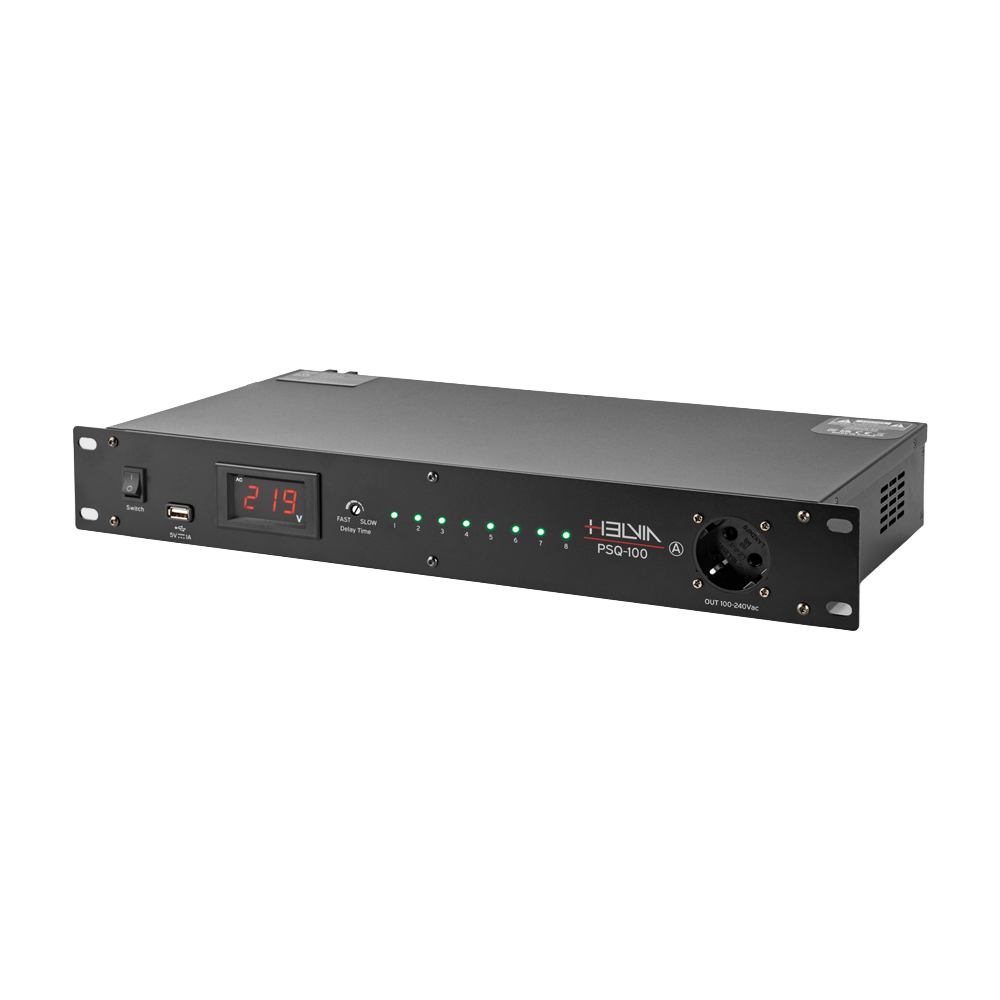 헬비아 PSQ-100A 8채널 순차전원공급기 