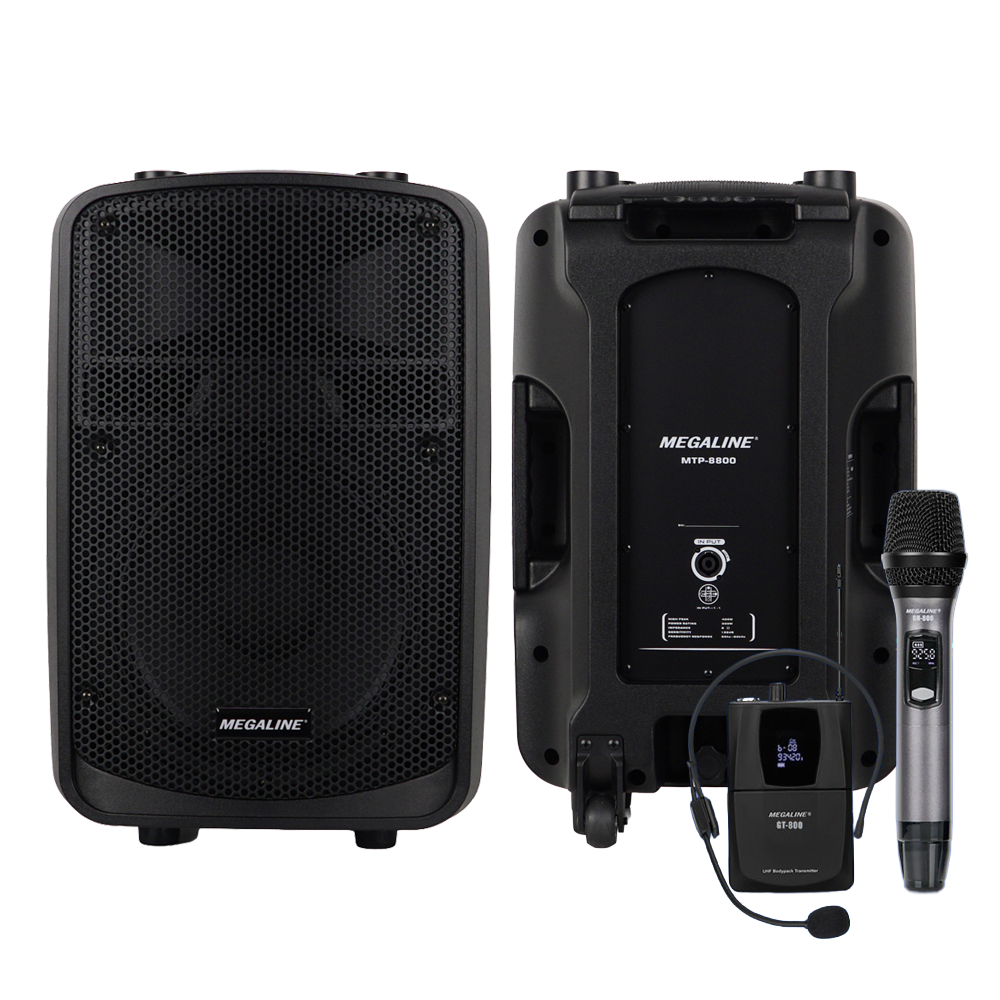메가라인 MTA8800S 이동식앰프 이동식스피커 행사용앰프 스피커 휴대용앰프