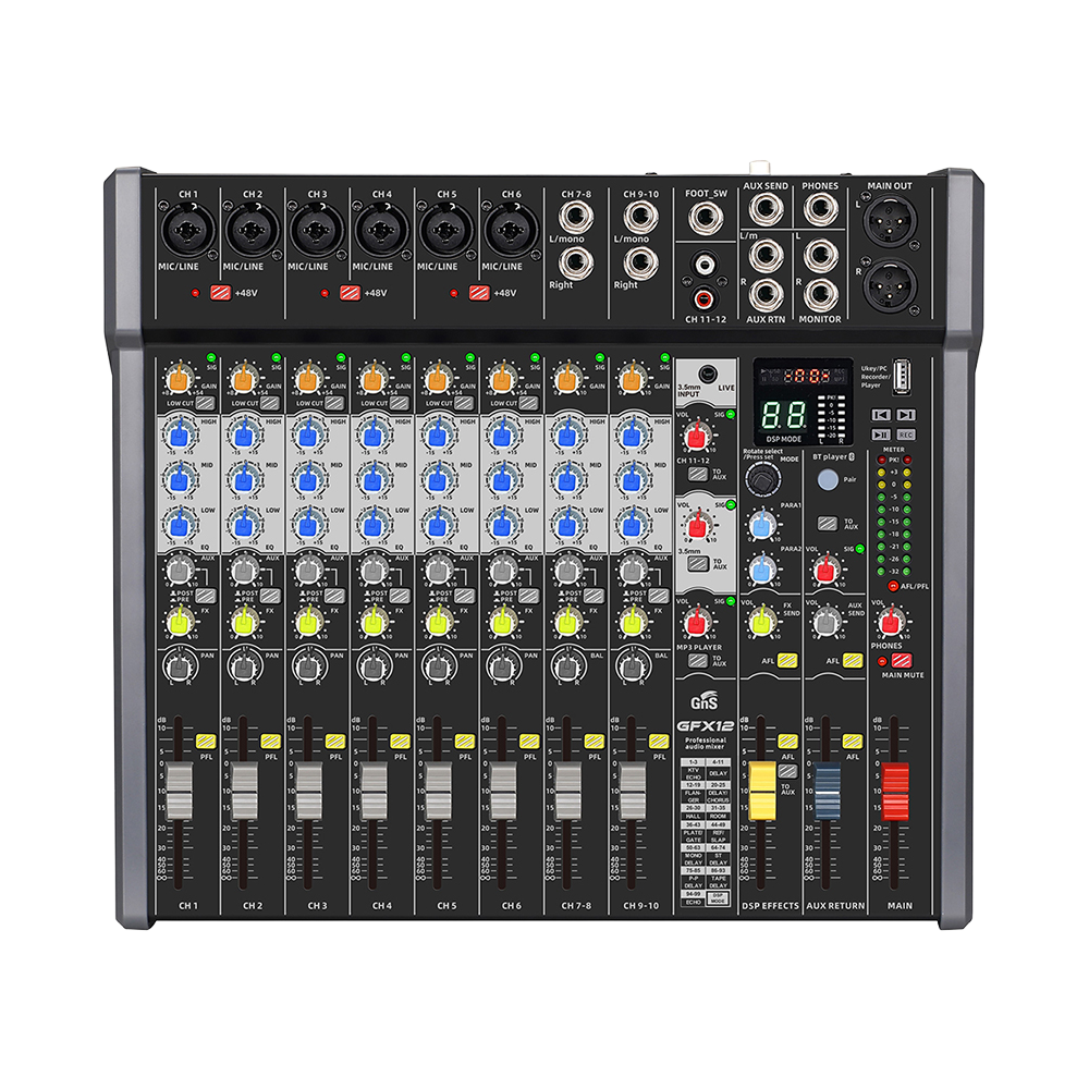 GNS GFX12 오디오믹서