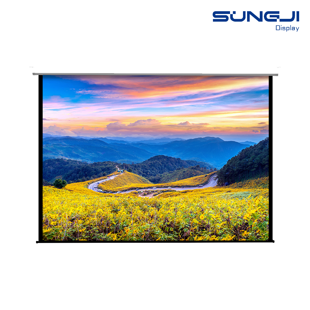 SJ-MC 전동 매립형 스크린 무선 빔스크린