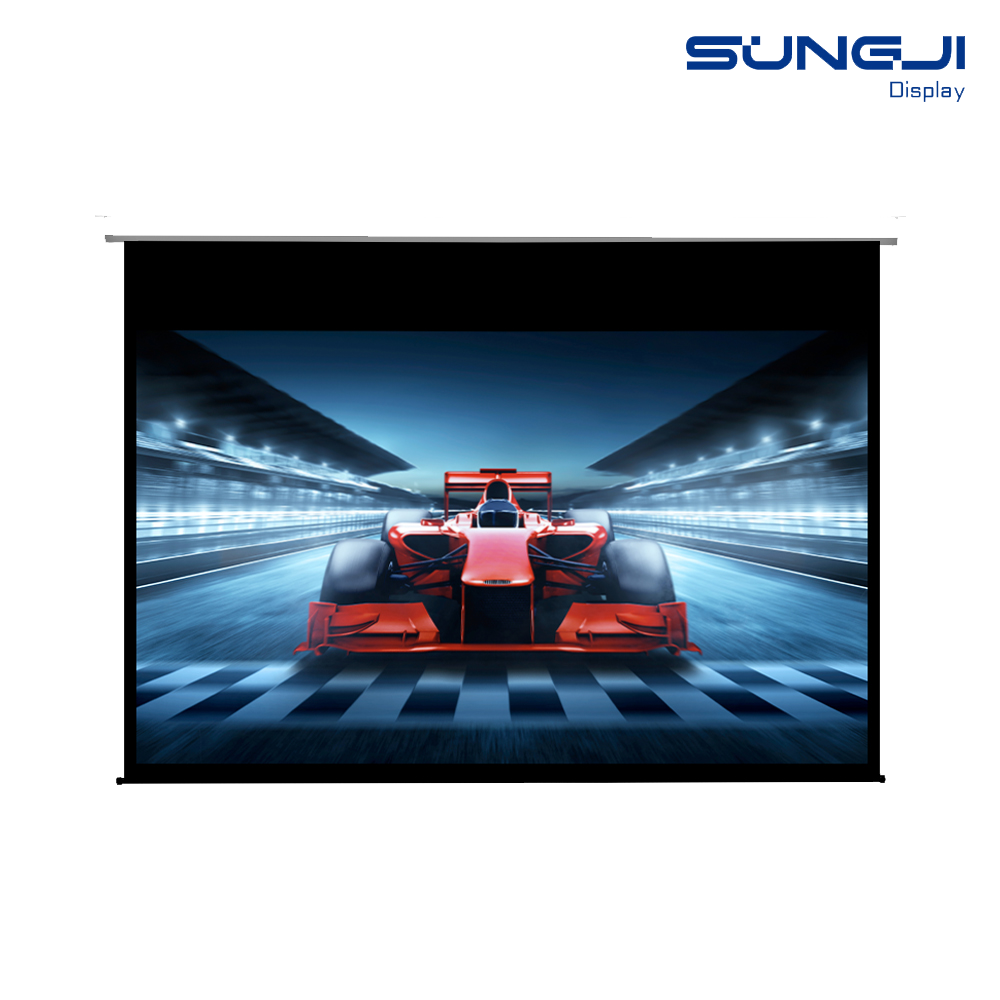 SJ-MCW 전동 매립형 와이드 스크린 홈시어트 빔스크린