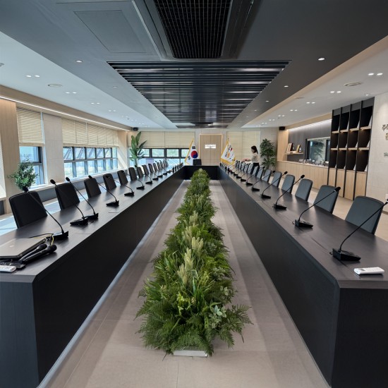 [CASE0158] 화상회의 무선회의용시스템 회의실 회의용마이크 시공사례