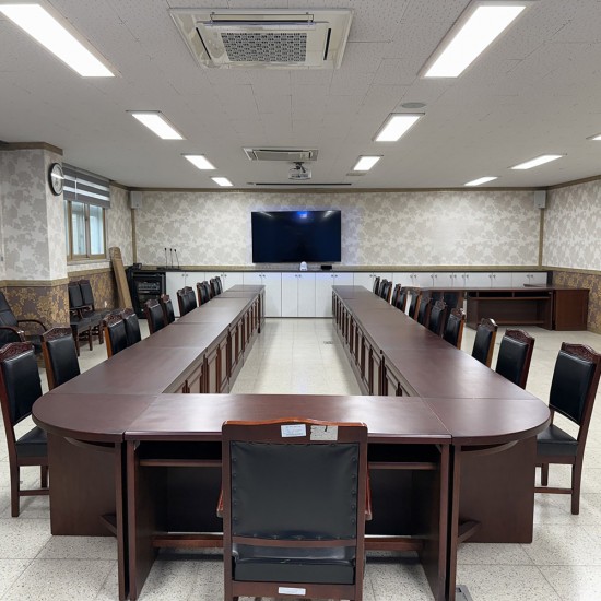 [CASE0159] 회의실 무선구즈넥마이크 시스코 와 연동사용 화상회의마이크 시공