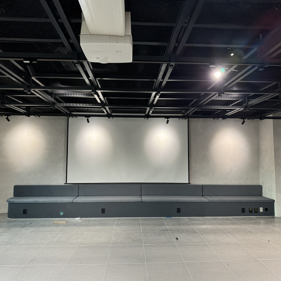 [CASE0172]동두천 청년지원 카페 음향 영상 시스템 설치 시공