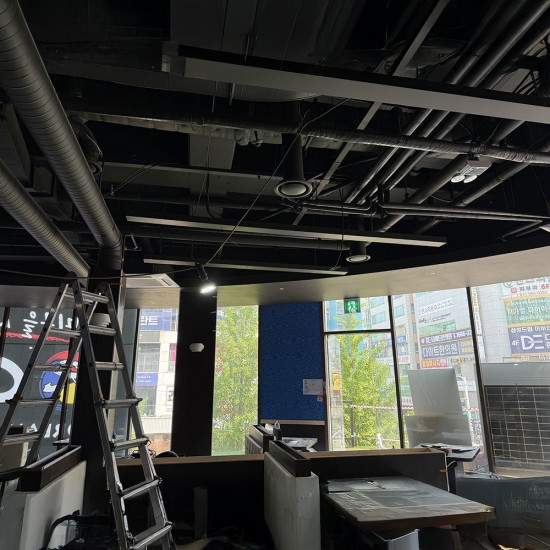 [CASE0165] 바비큐 음식점 음향시스템 설치시공